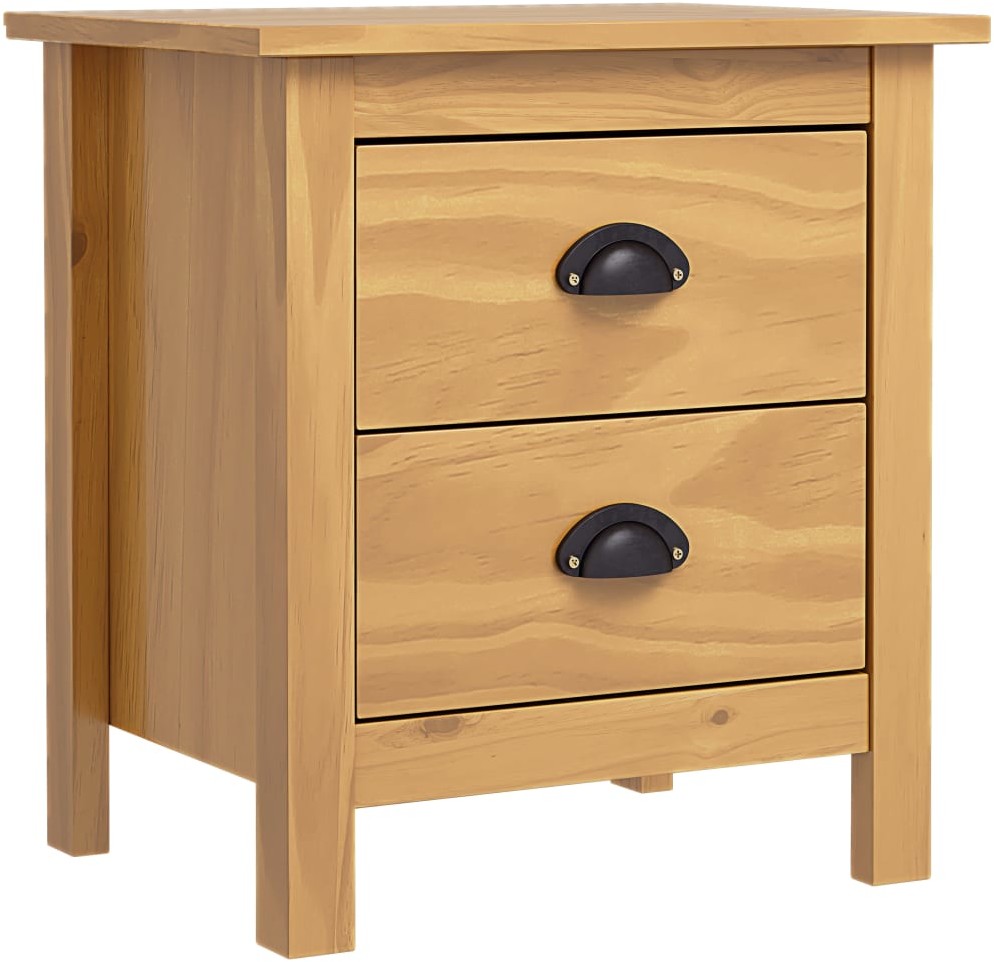 vidaXL Szafka nocna Hill Range, 46x35x49,5 cm, lite drewno sosnowe