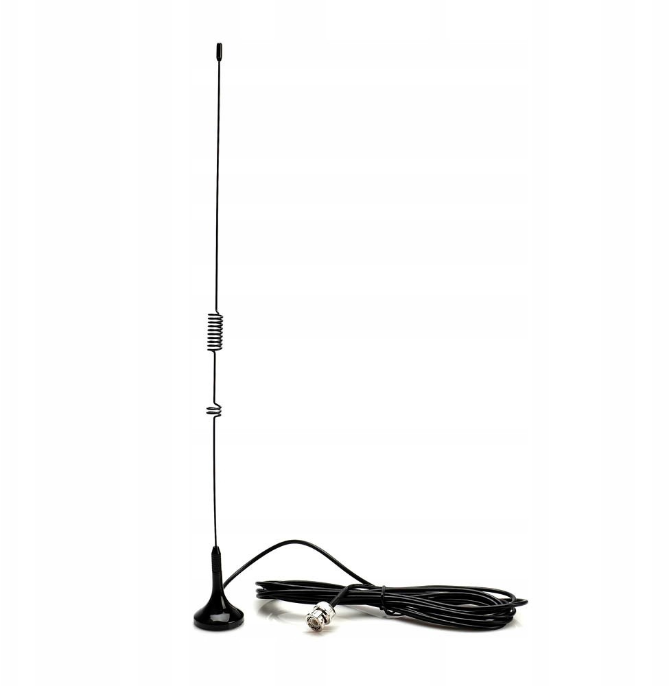Antena samochodowa do skanera 40cm dyskretna Bnc