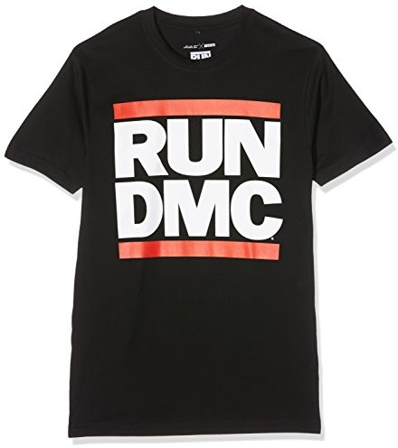 Mister Tee chłopcy Run DMC logo T-shirty, czarny, S MT252