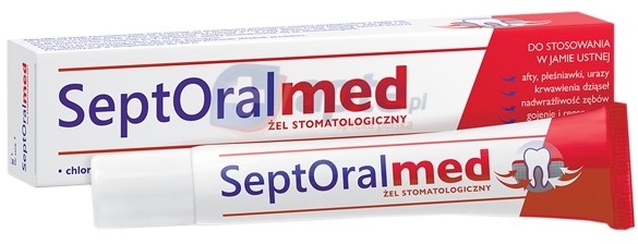 Opinie o SeptOral MED żel stomatologiczny do stosowania na podrażnienia i choroby w jamie ustnej 20ml