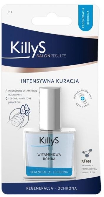 Killys Salon Results Vitamin Booster odżywka witaminowa do osłabionych i łamiących się paznokci 10ml 71155-uniw