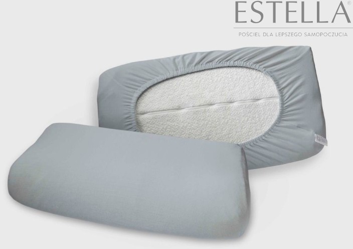 Estella Poszewka na poduszkę Estella UNI ZWIRN JERSEY PROFIL NECK Kolor 200