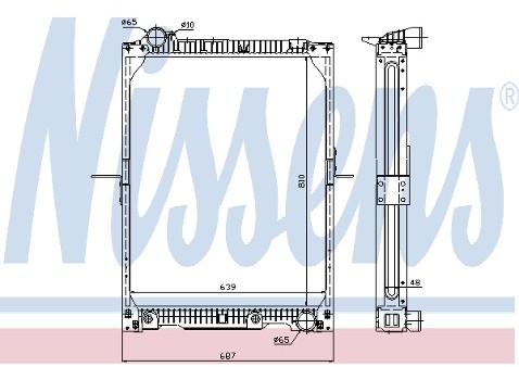 NISSENS Chłodnica 68101A