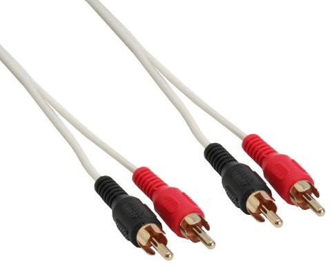 InLine Kabel cinch, 2 X cinch ST/ST Biały/złoty 3 m 1 szt. 89938U