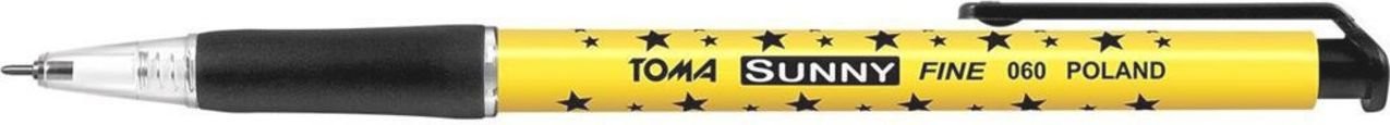 TOMA Długopis Sunny automatyczny czarny 30szt 174429