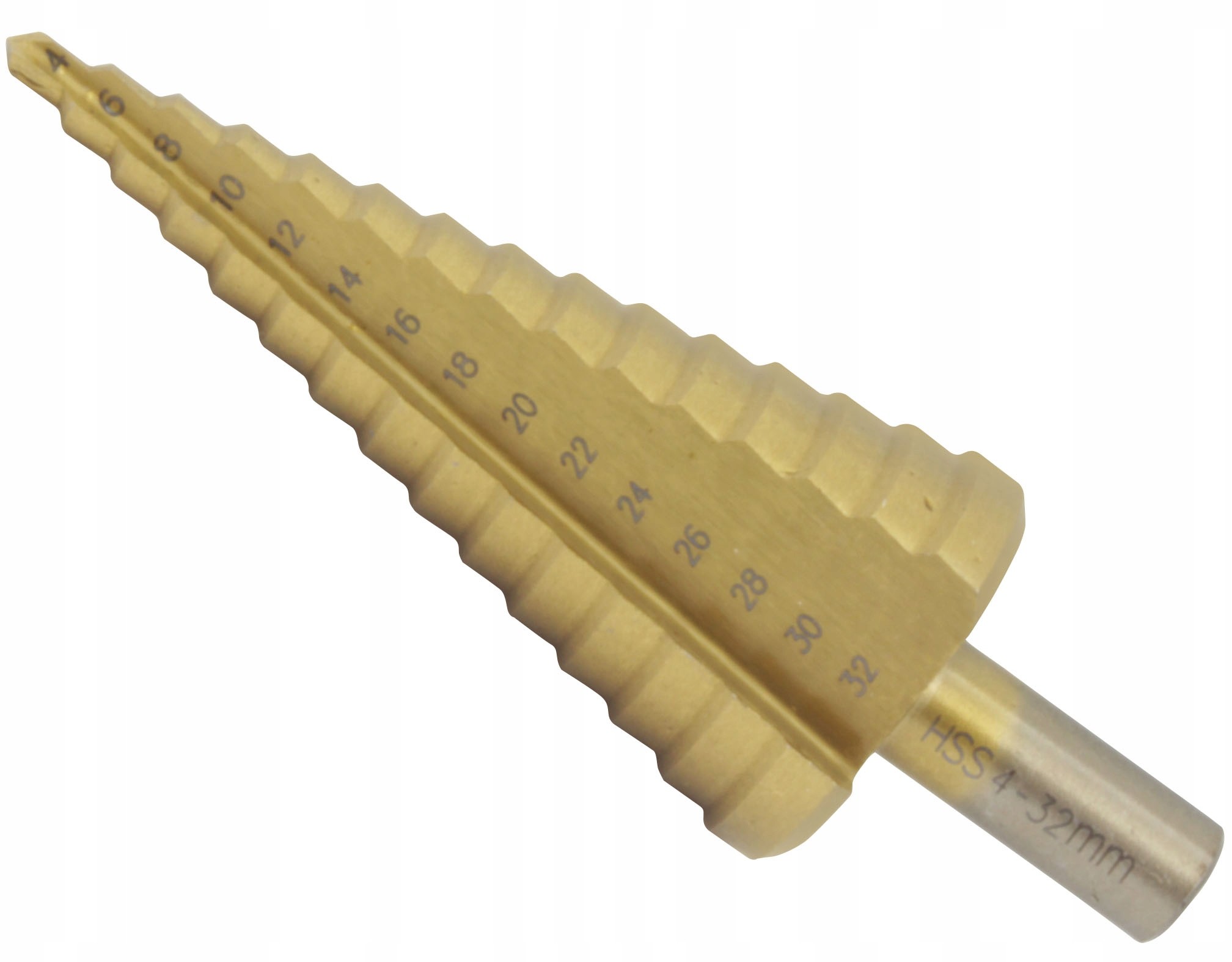 Wiertło Stożkowe Stopniowe Hs Tytan 4-32mm Wiertła