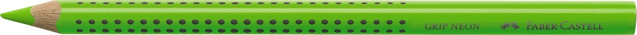 Faber-Castell Kredka JUMBO GRIP neon - Zakreślacz - kolor zielony 114863