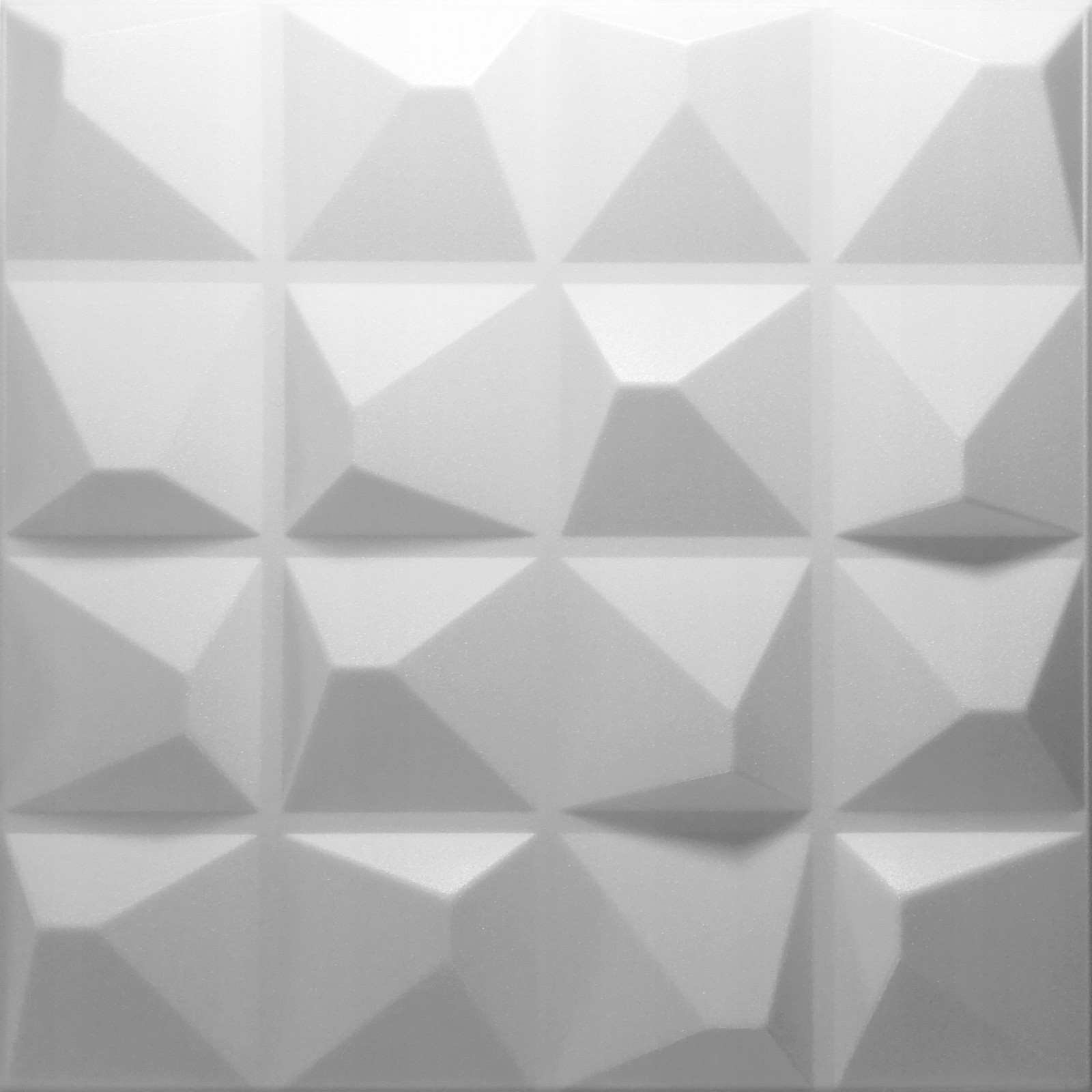 Kasetony Sufitowe Panele Ścienne Białe 3D Kryształ