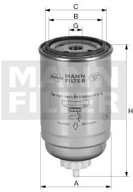 MANN FILTER Filtr paliwa FILTER WK 82 WK 82