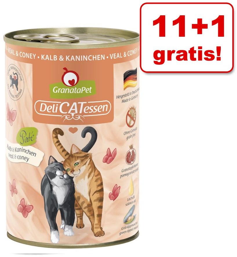 GranataPet Pakiet DeliCatessen, 12 x 400 g - Czysty kurczak