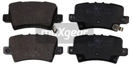 MaxGear Zestaw klocków hamulcowych, hamulce tarczowe 19-0883