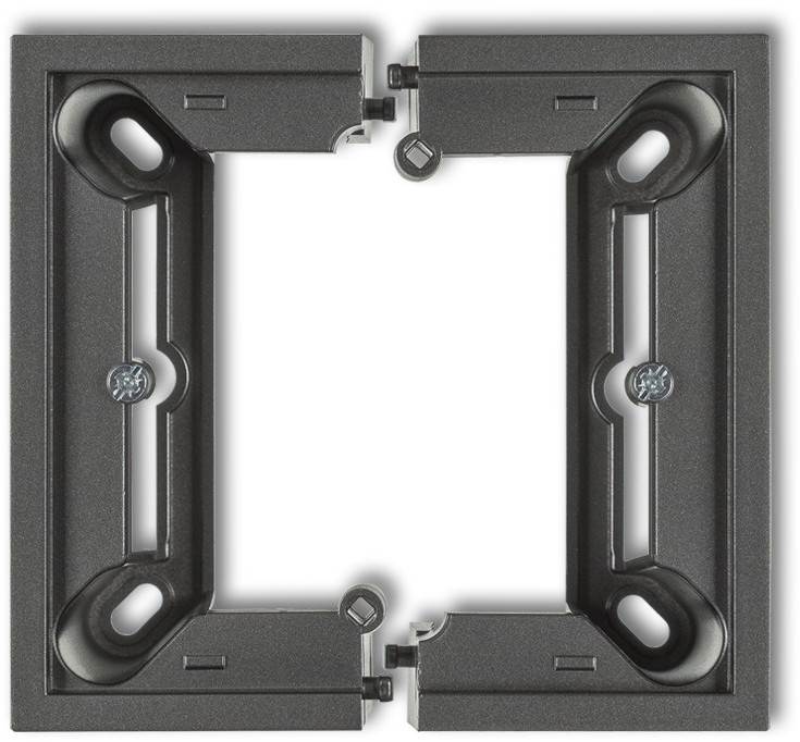 Karlik Puszka natynkowa pojedyncza składana DECO Grafitowy 28DPU-1