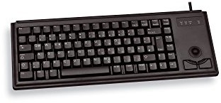 Cherry Compact Trackball Keyboard PS/2 Black (GB) G84-4400LPBGB-2