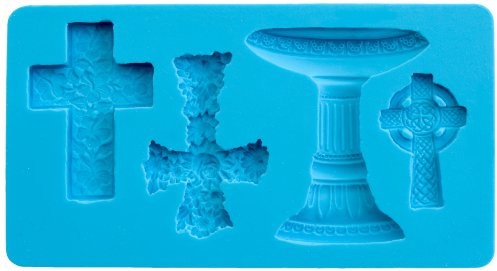 Ibili 872209 3d forma do pieczenia z silikonu, krzyż 872209