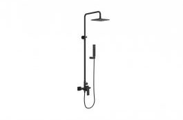 Actima ZESTAW PRYSZNICOWY RAIN KERIA CZARNY MAT AREX.2081BL