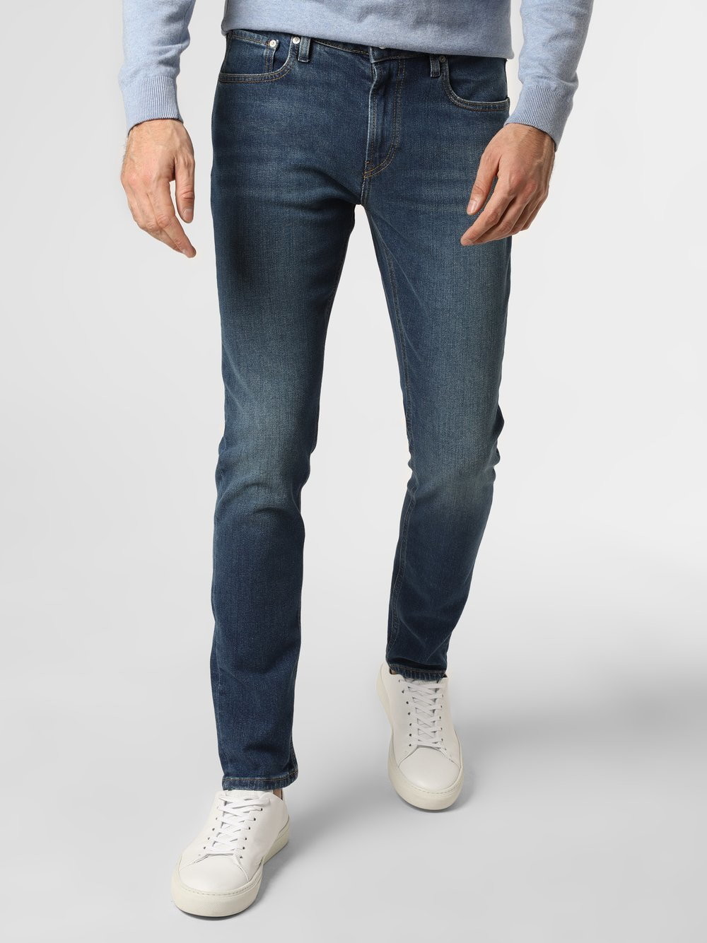 Scotch & Soda Jeansy męskie Skim, niebieski