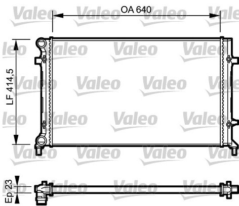 VALEO Chodnica wody 734332