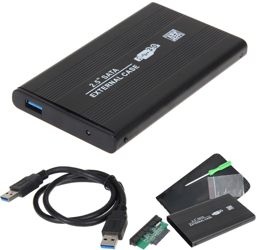 Obudowa Dysku Hdd 2,5 Alu Usb 3.0 Sata Etui Kabel
