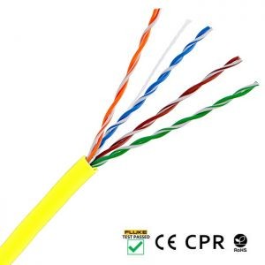 LANBERG Wewnętrzny kabel LAN skrętka UTP CAT.5E LCU5-12CU-0305-Y AUTORYZOWANY DYSTRUBUTOR LCU5-12CU-0305-Y
