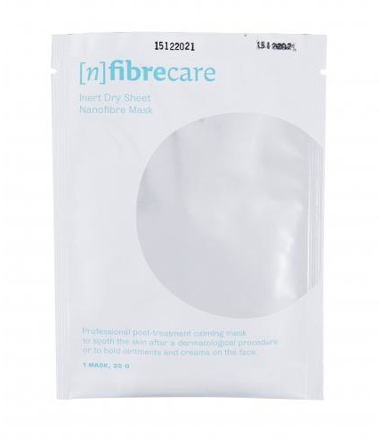 [n]fibrecare [n]fibrecare Nanofibre Face Mask Inert maseczka do twarzy 1 szt dla kobiet