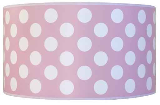 Lampdar Plafon dziecięcy DOTS PINK 2xE27/60W/230V różowa
