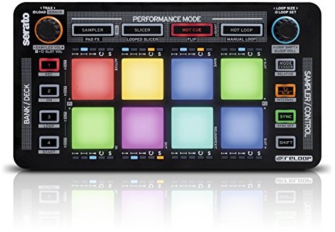 Reloop Neon  Add-On USB kontroler programowy DJ z anschlagdynamischen drumpads RGB Performance, Plug and Play z Serato DJ, (czarny) AMS-NEON