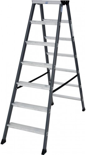 Krause SePro D Drabina anodowana dwustronna 8 stopni 125859 125859