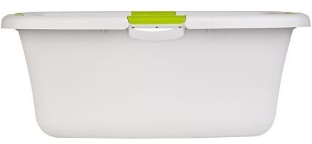 Rotho Miska z uchwytami  Flowers 50 l szary