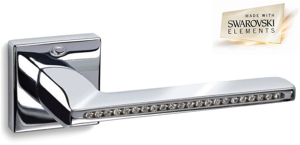 Convex KLAMKA 1125 NA ROZECIE KWADRATOWEJ CHROM SWAROVSKI ELEMENTS 15-067