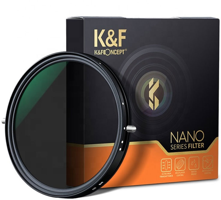 KF Concept Filtr VND-CPL szary regulowany z polaryzacją K&F Concept (1-5stop) 72mm KF01.1141
