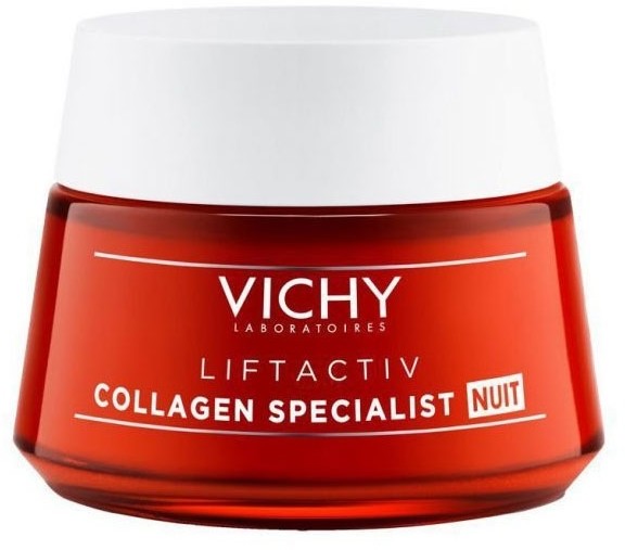 Loreal VICHY Liftactiv Collagen Specialist krem na noc 50ml + VICHY płyn micelarny 2x100ml GRATIS