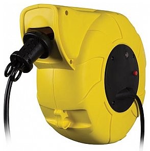 Perel Perel BĘBEN KABLOWY Z AUTOMATYCZNYM ZWIJACZEM - MONTAŻU NA ŚCIANIE - 13+2 m - SCHUKO EARC15N-G