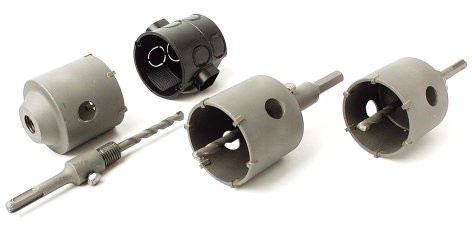 Brüder Mannesmann Werkzeug Mannesmann wiertła koronowego uderzeń: 68 MM, z uchwytem z łbem sześciokątnym, m44220