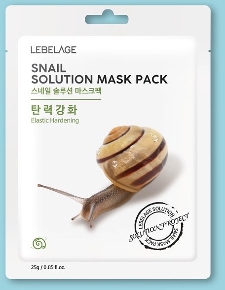 Lebelage Lebelage Snail Solution Mask - 23 ml / 1 szt 2099376