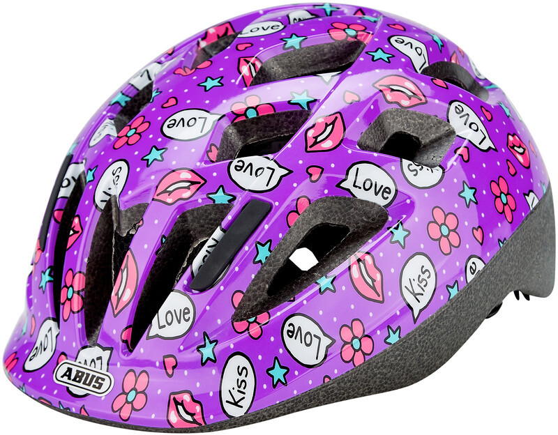 Abus Smooty 2.0 Kask rowerowy Dzieci, purple kisses S | 45-50cm 2020 Kaski dla dzieci 81856