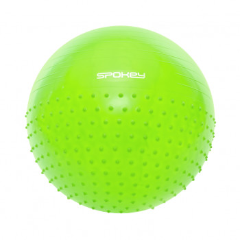 Spokey Piłka gimnastyczna Half Fit 65cm zielona 920939