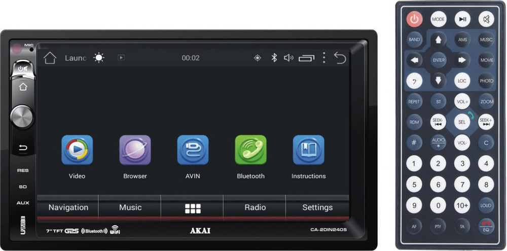 Akai radio samochodowe CA 2DIN2405