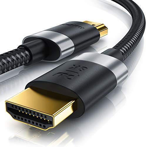 CSL-Computer CSL - 1m - 8K kabel HDMI 2.1-8K@60Hz 4K @ 120Hz DSC - HDTV 7680 x 4320 - UHD II - HDMI 2.1 2.0a 2.0b - 3D - Highspeed kabel HDMI Ethernet - HDR - ARC - wtyk precyzyjny - do Blu Ray PS4 Xbox 722304388722