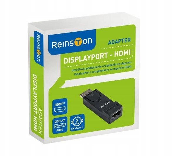 Adapter przejściówka Reinston Hdmi - Displayport