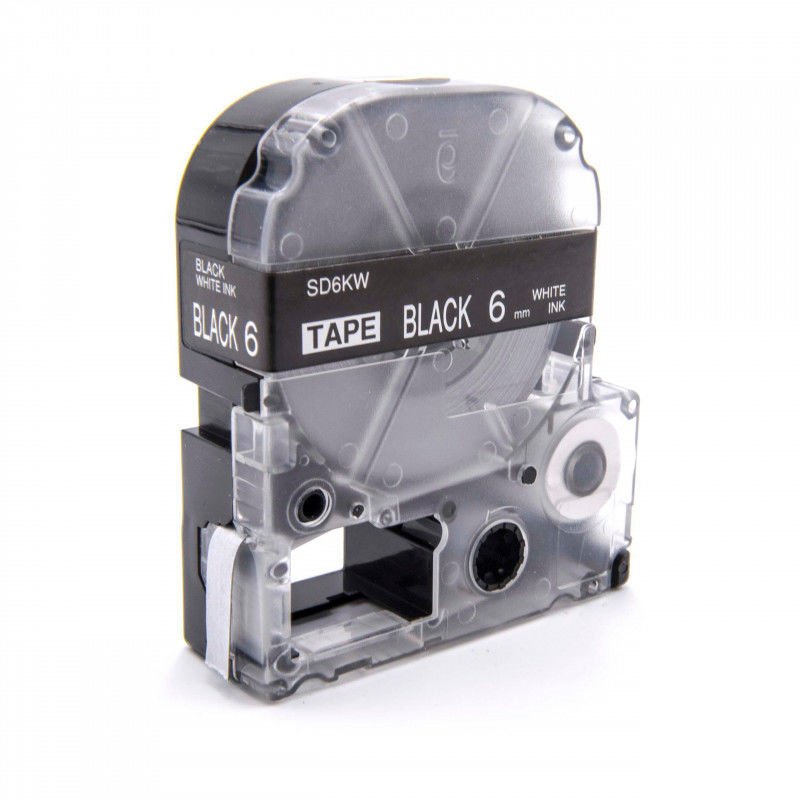Epson LC-SD6KW, 6mm x 8m, biały druk / biały podkład, taśma zamiennik