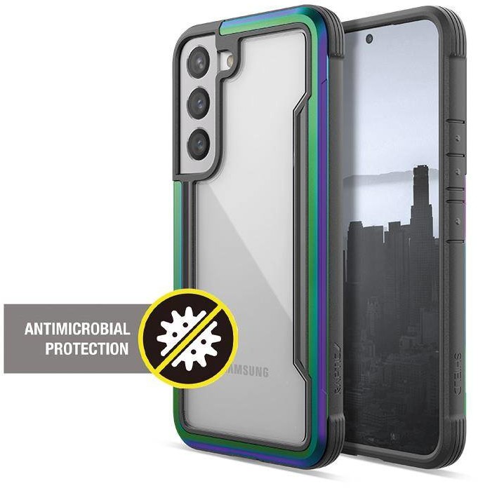 X-Doria Raptic Shield Pro - Etui Samsung Galaxy S22 5G (Antimicrobial Protection) (Iridescent) b2btrade-22399-0
