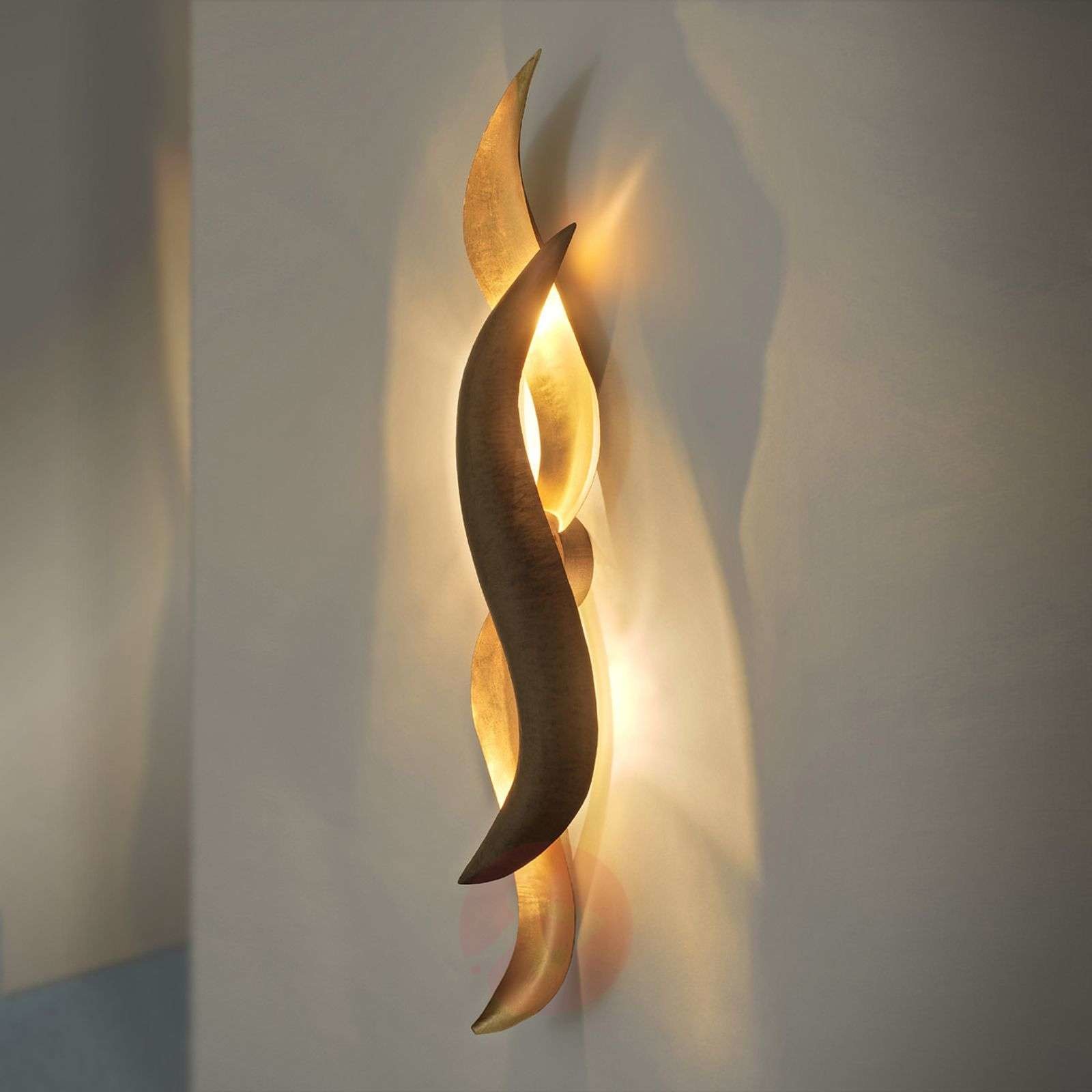J. Holländer Błyszcząca designerska lampa ścienna Corallo
