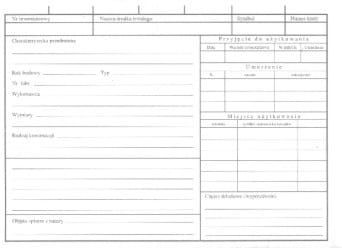 Firma krajewski Karta kontowa środka trwałego A5 [Pu/K-281] 47165_0