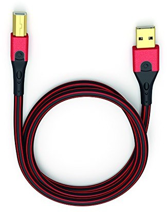 Oehlbach OEHLBACH USB-Evolution Li 25 (wysokiej jakości przewód USB-A Apple Lightning) czarny/czerwony D1C9425