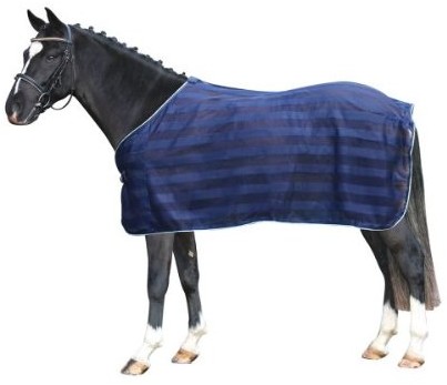 PFIFF koc na muchy o dużych oczkach, 115 cm, niebieski