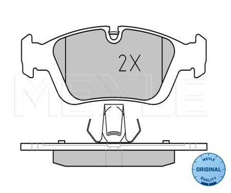 Wulf Gaertner Autoparts Zestaw klocków hamulcowych, hamulce tarczowe Wulf Gaertner Autoparts 025 232 8717