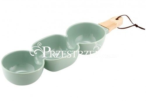 Ladelle NACZYNIE NA PRZEKĄSKI Serve Stick Ladelle - POTRÓJNE groszkowe L61122