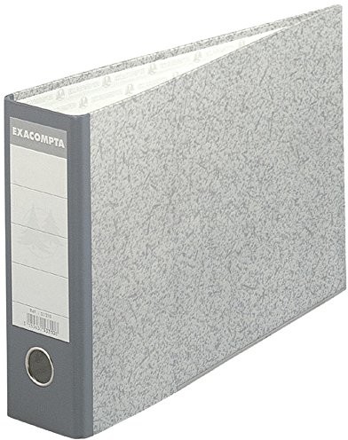 Exacompta segregator standardowy 53310e Wolke MAR moriert, grzbiet z 2 pierścieniami, 70 MM, format DIN A4, poprzecznego, szary 53310E