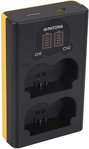 PATONA Ładowarka podwójna NP-W235 Dual LCD USB/Fujifilm X-T4 1888