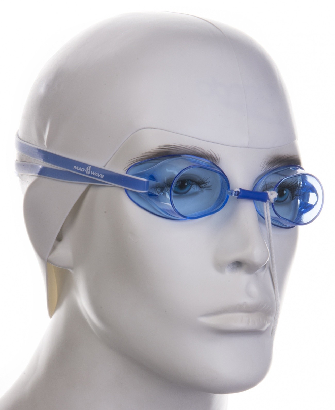 Mad Wave Okulary szwedki racer sw mirror niebieski